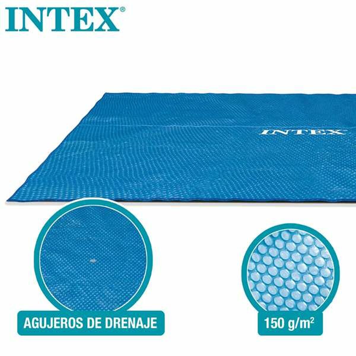Pool Cover Intex Frame Sol Rektangulär 378 x 186 cm - 3