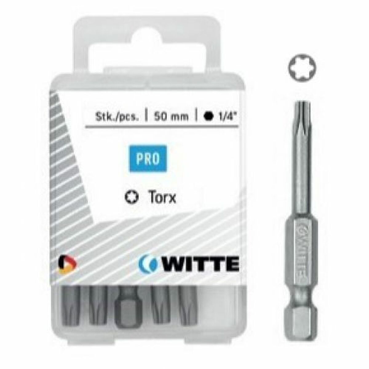 Bitssats WITTE Torx TX 10 5 antal