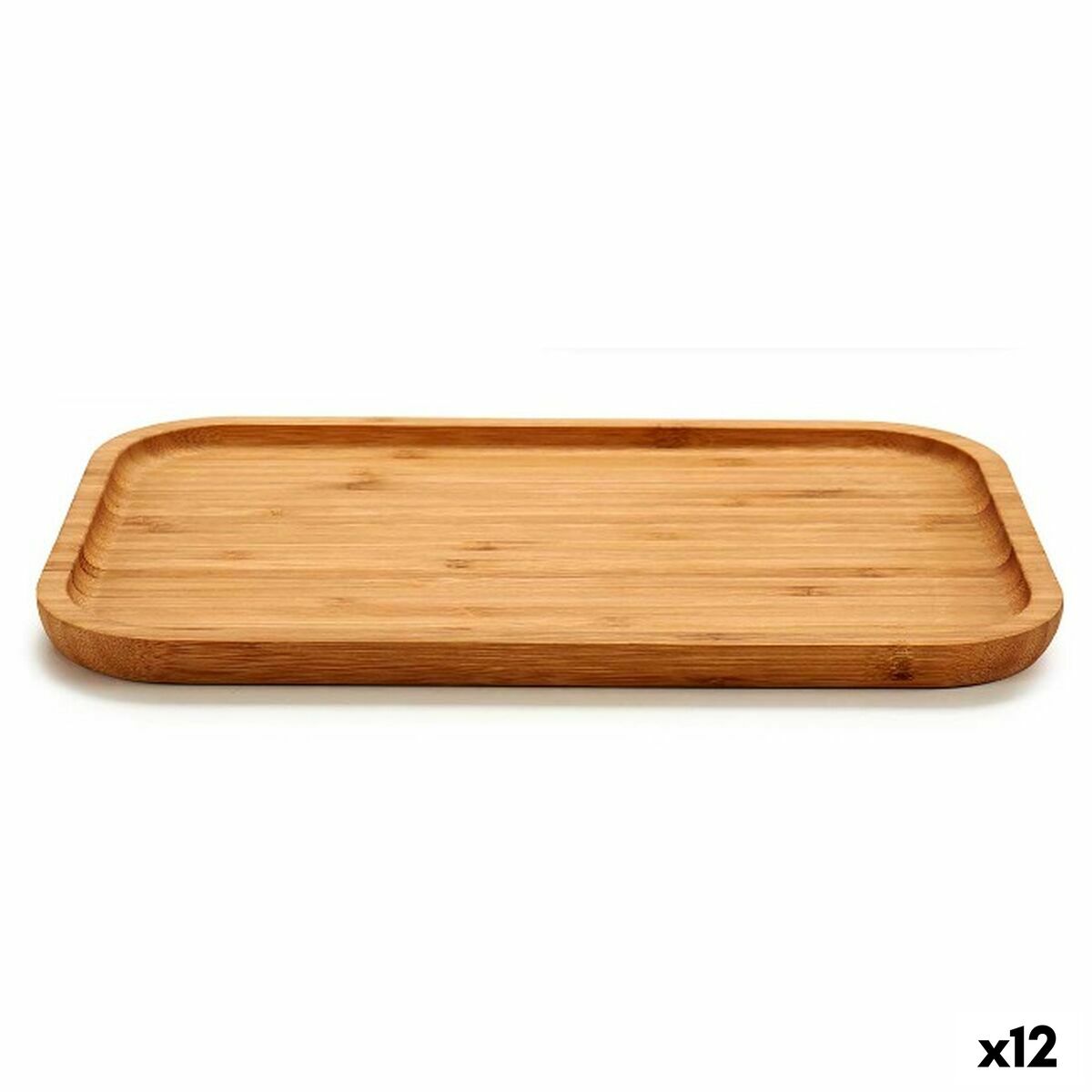 Snacksbricka Kinvara JWKW-3712-1 Brun 30 x 1,5 x 20 cm (12 antal)
