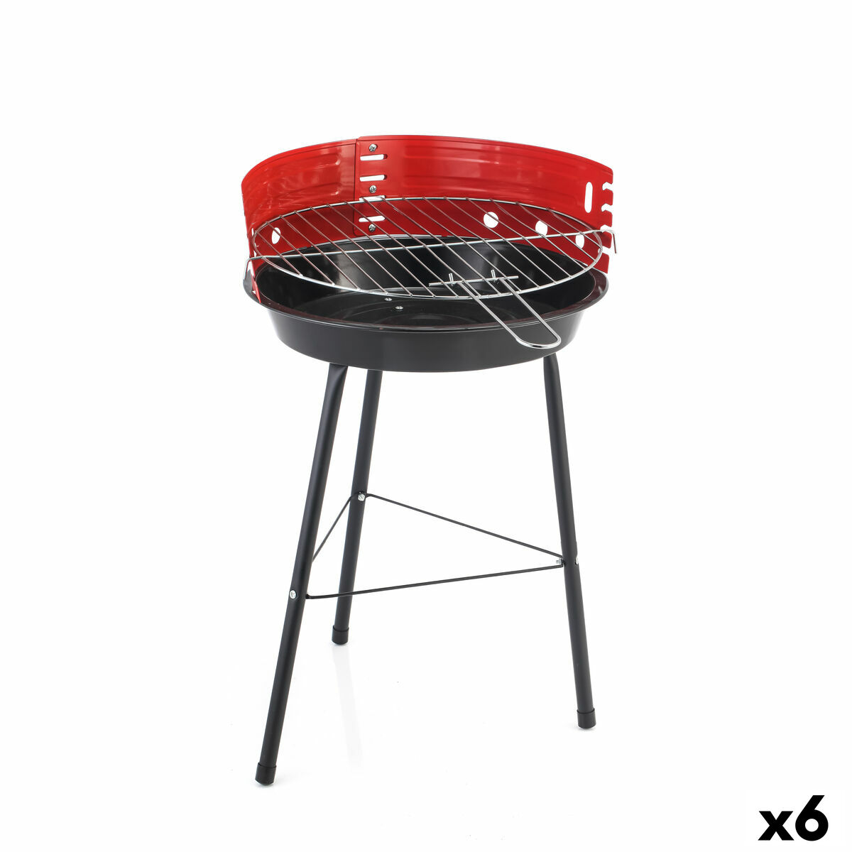 Kolgrill med ben Algon 32 x 33 x 55 cm (6 antal)