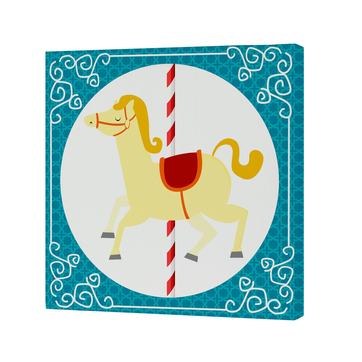 Kanvas HappyFriday Mr Fox Nanny Multicolour 27 x 27 cm