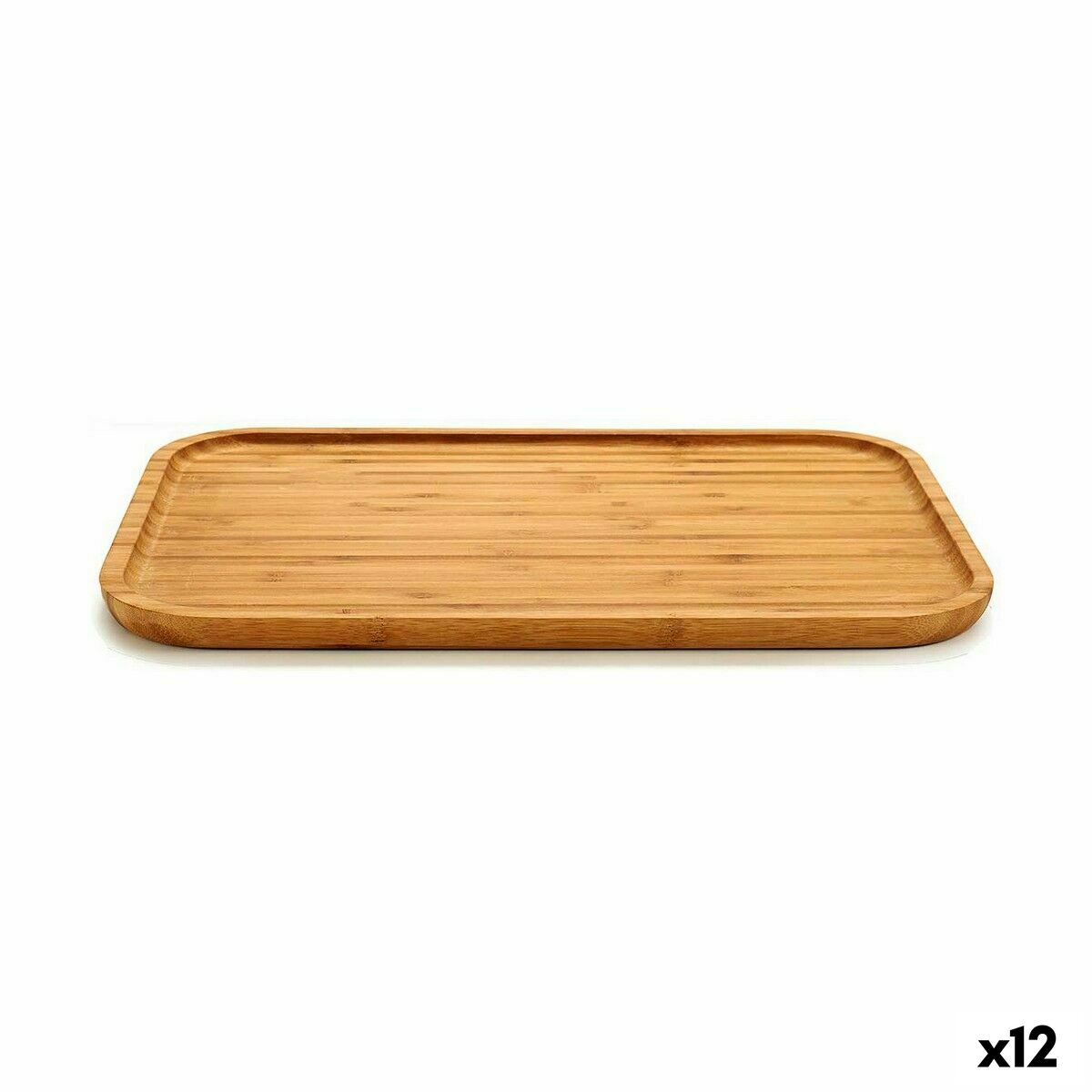Snacksbricka Kinvara JWKW-3712-2 Brun Rektangulär 36 x 1,5 x 24 cm (12 antal)
