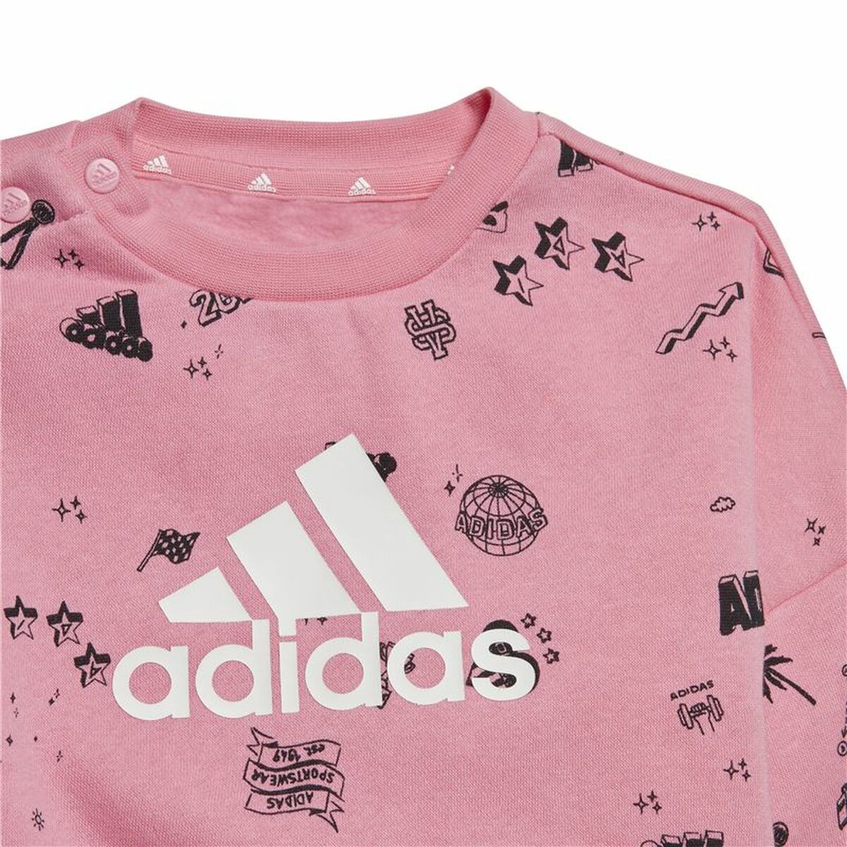 Träningsoverall, Barn Adidas I Bluv Q3 Cset Lax