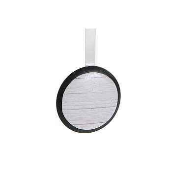 Väggklocka DKD Home Decor 32 x 5 x 56 cm Naturell Vit Plast Hus Trä MDF (2 antal)