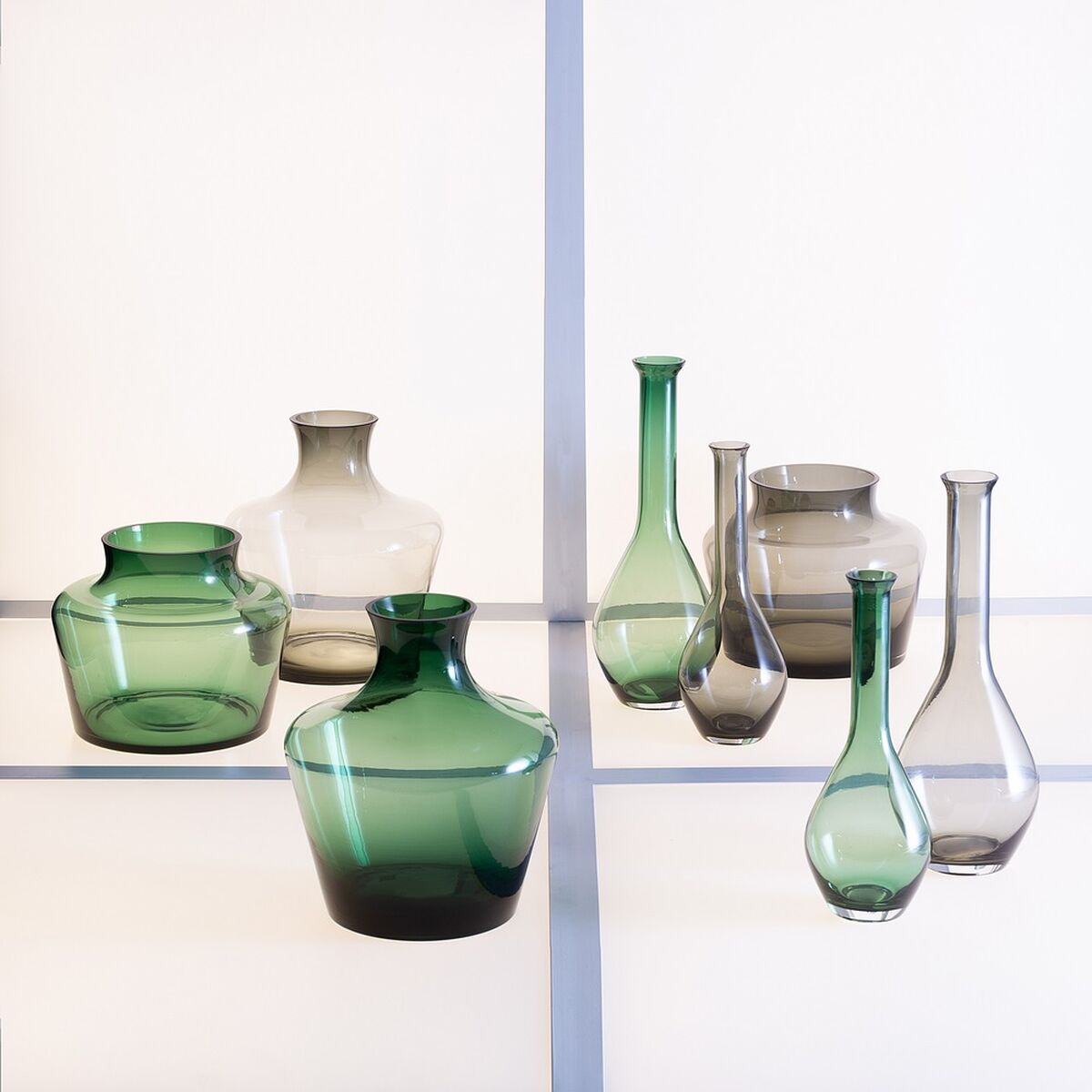 Vas 21 x 21 x 25 cm Grön Glas - 7