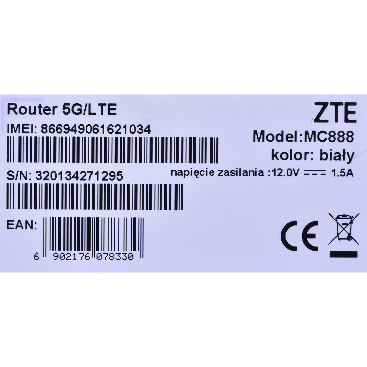 Router ZTE MC888 - 6