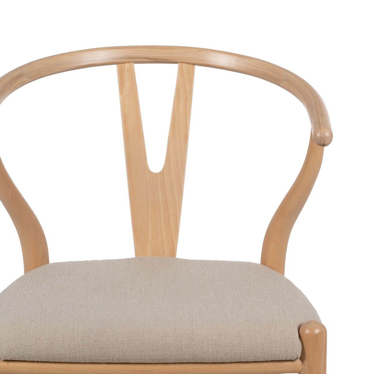 Matsalsstol Beige Naturell 53 x 55 x 80 cm - 5