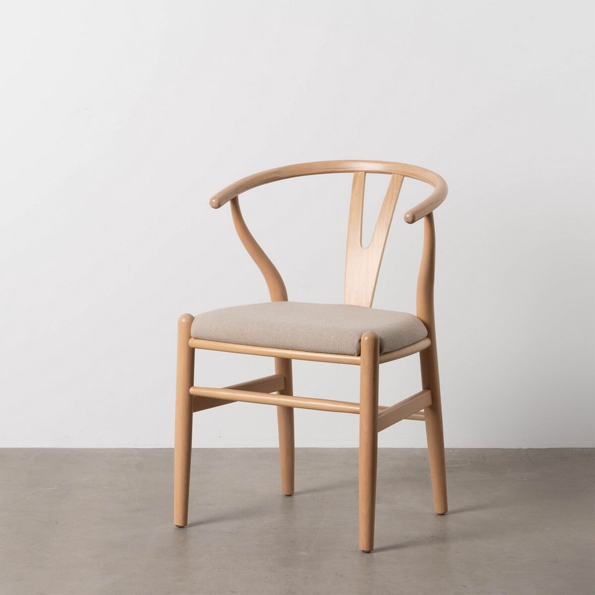 Matsalsstol Beige Naturell 53 x 55 x 80 cm - 2
