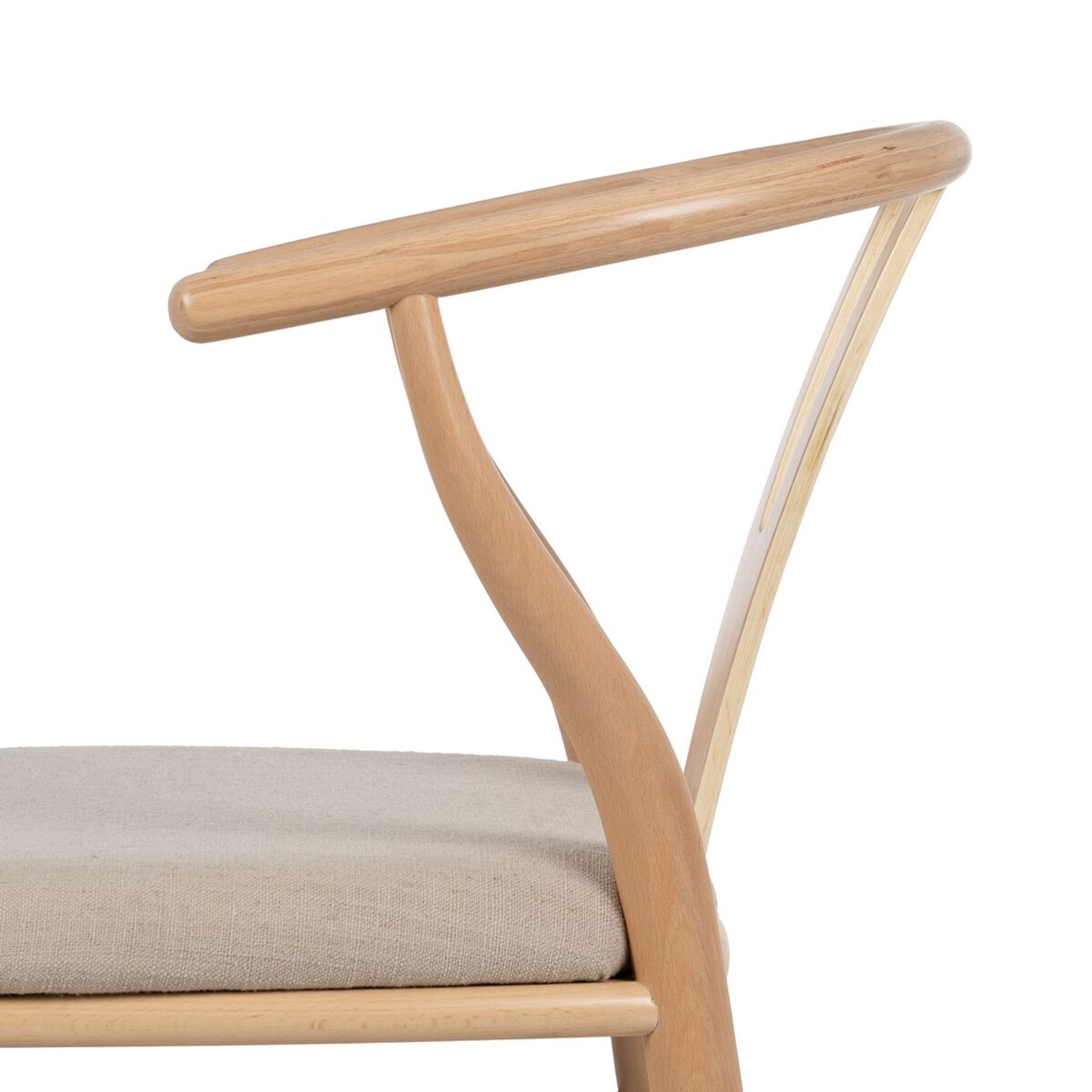 Matsalsstol Beige Naturell 53 x 55 x 80 cm - 7