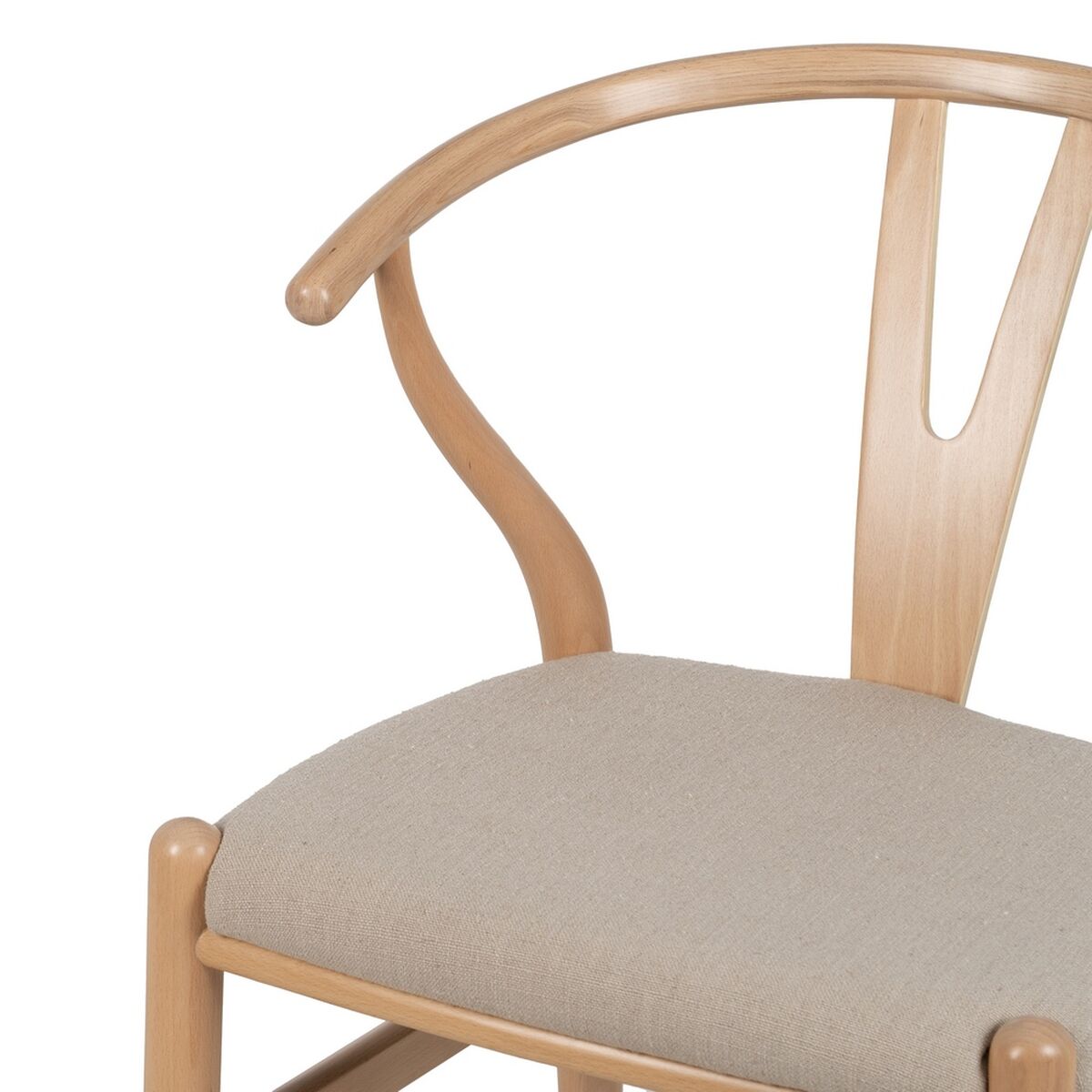 Matsalsstol Beige Naturell 53 x 55 x 80 cm - 6
