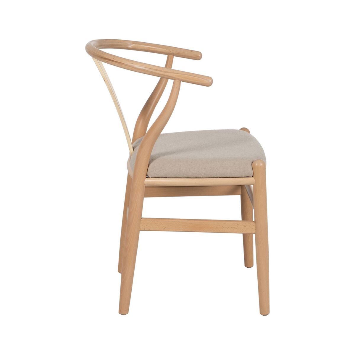 Matsalsstol Beige Naturell 53 x 55 x 80 cm - 3
