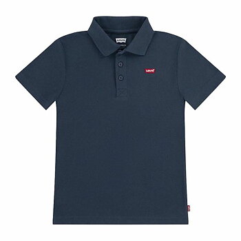 Polotröja kortärmad Barn Levi's Lvb Back Neck Tape Blå