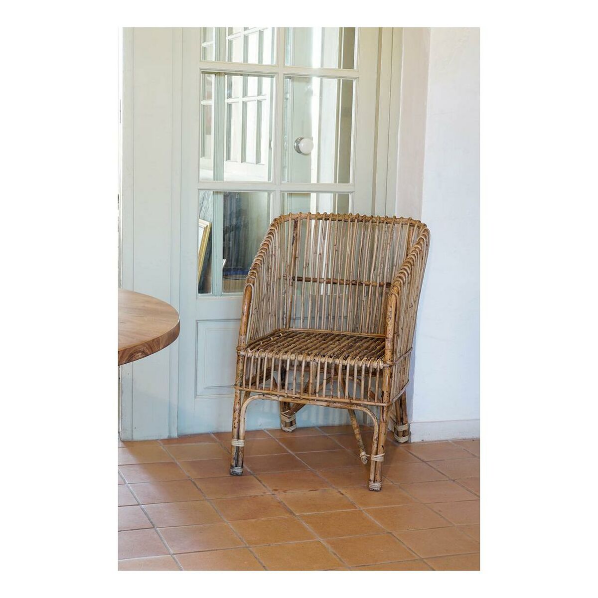 Trädgårdssoffa DKD Home Decor Naturell 56 x 52 x 82 cm - 2