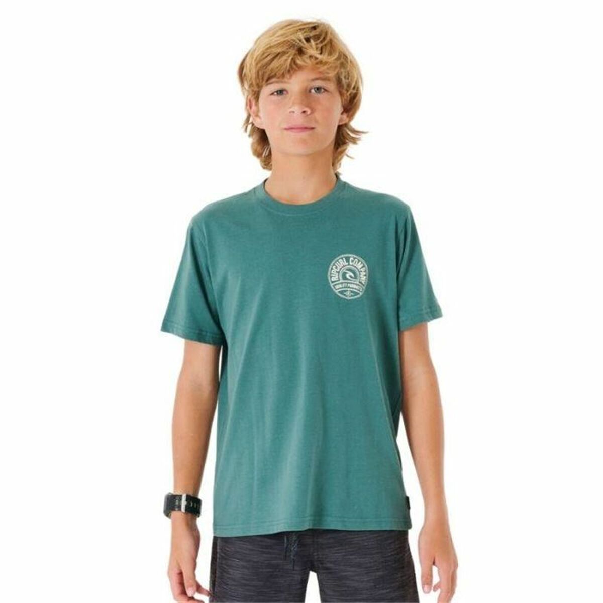 T-shirt med kortärm Barn Rip Curl Stapler  Blå