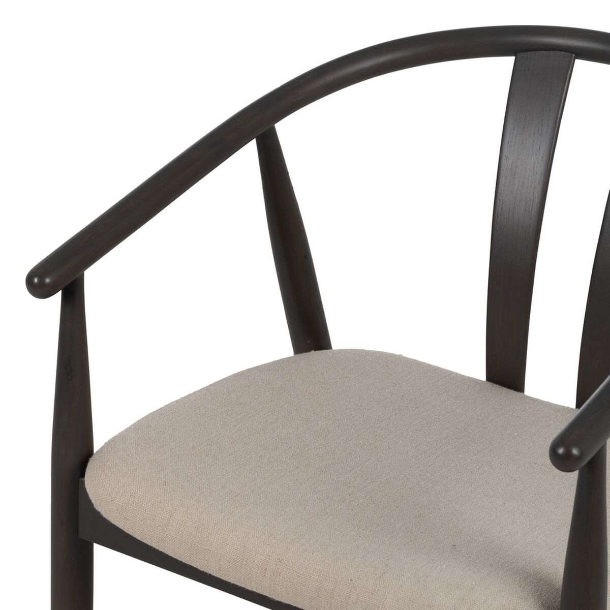 Matsalsstol Svart Beige 56,5 x 57 x 76 cm - 6
