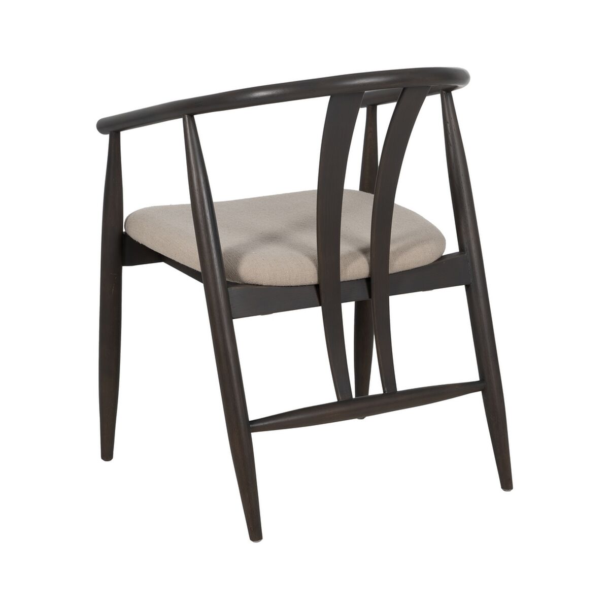 Matsalsstol Svart Beige 56,5 x 57 x 76 cm - 4