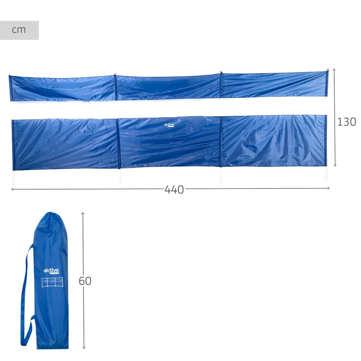 Strandtält Aktive Polyester 440 x 130 x 1,9 cm - 5
