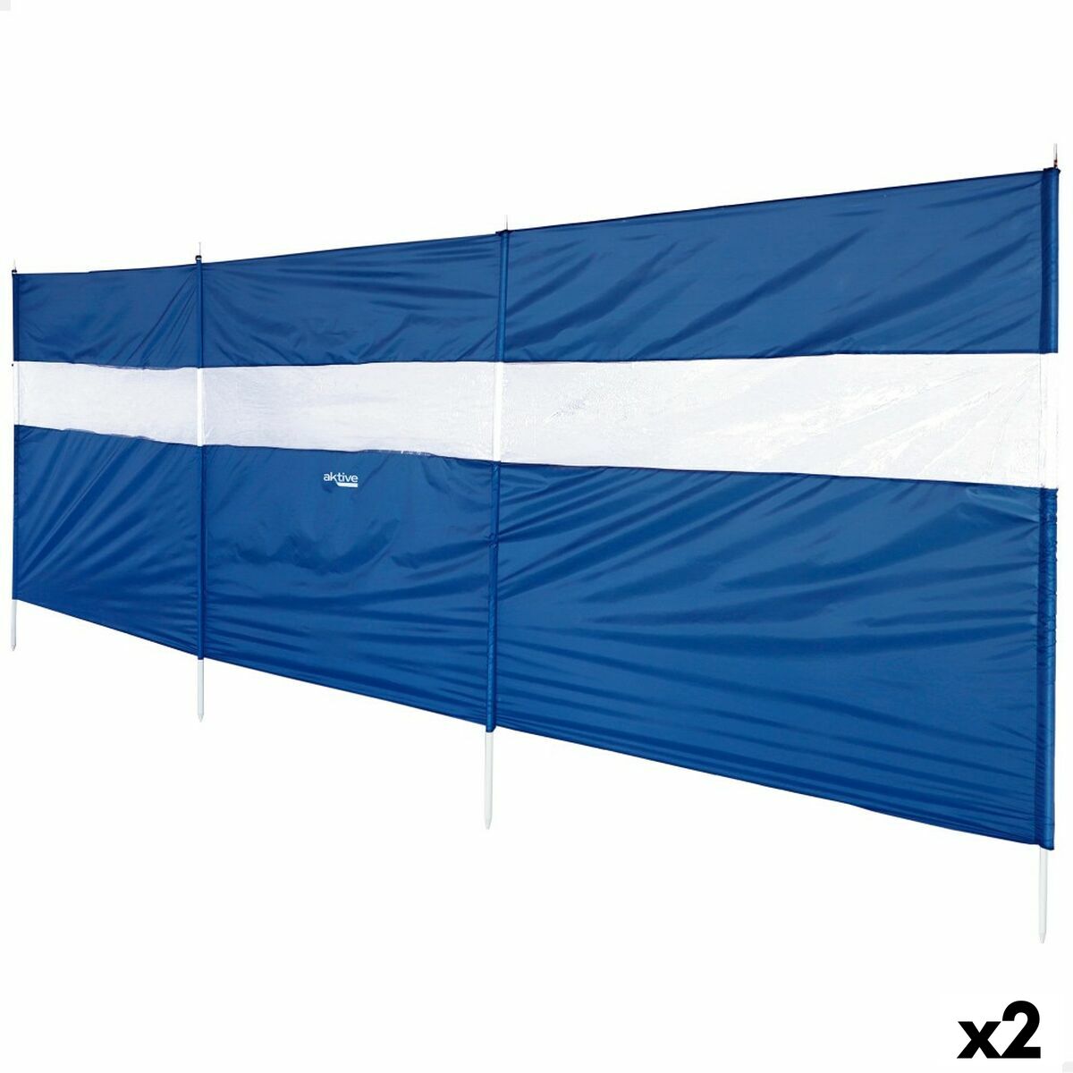 Strandtält Aktive Polyester 440 x 130 x 1,9 cm