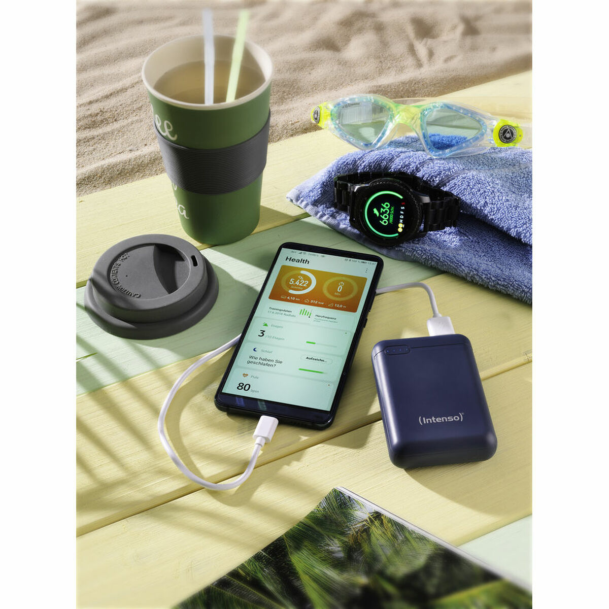 Powerbank INTENSO 7313535 Blå 10000 mAh - 5