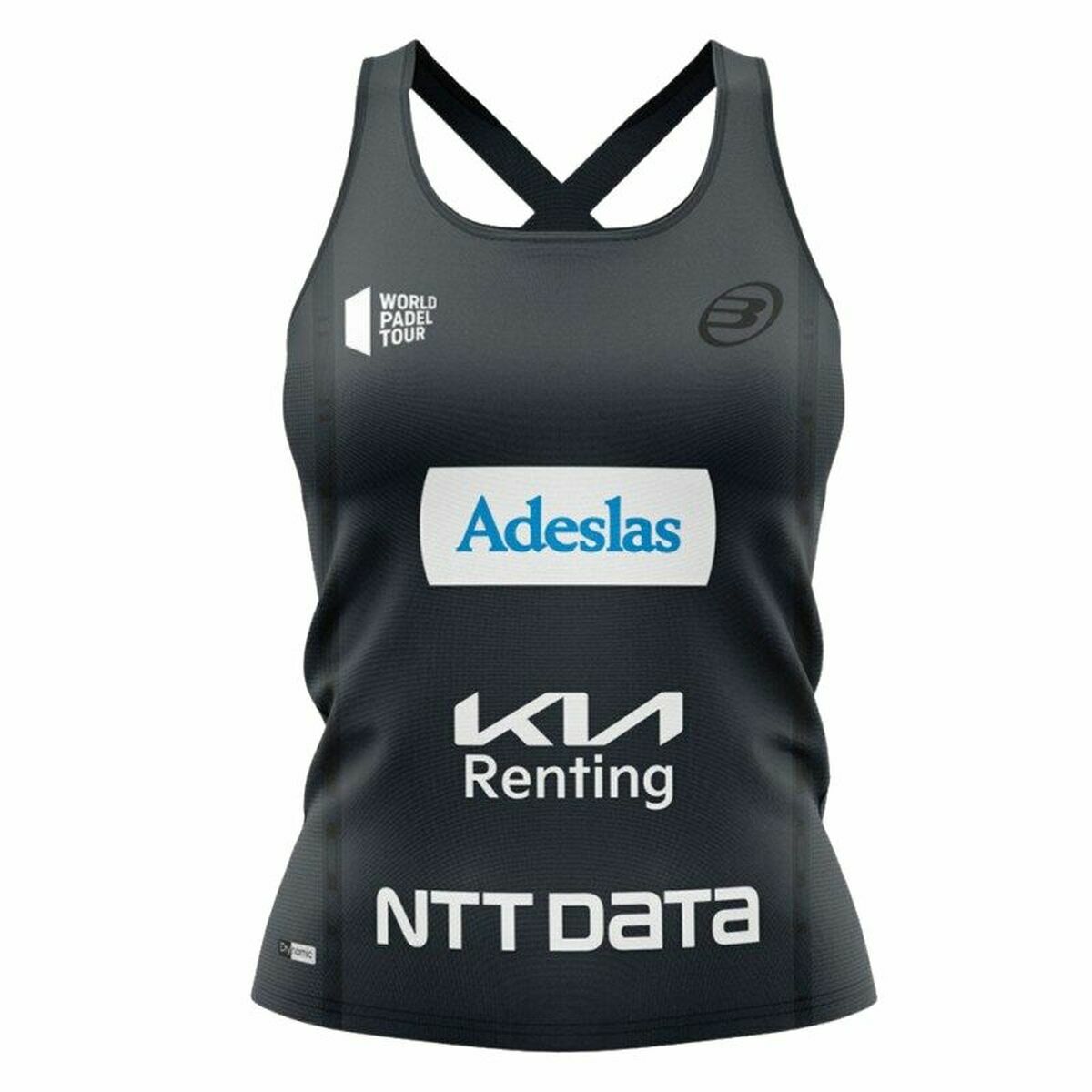 Ärmlös sporttröja Dam Bullpadel Orlas Gemma Triay  Padel Svart - 3