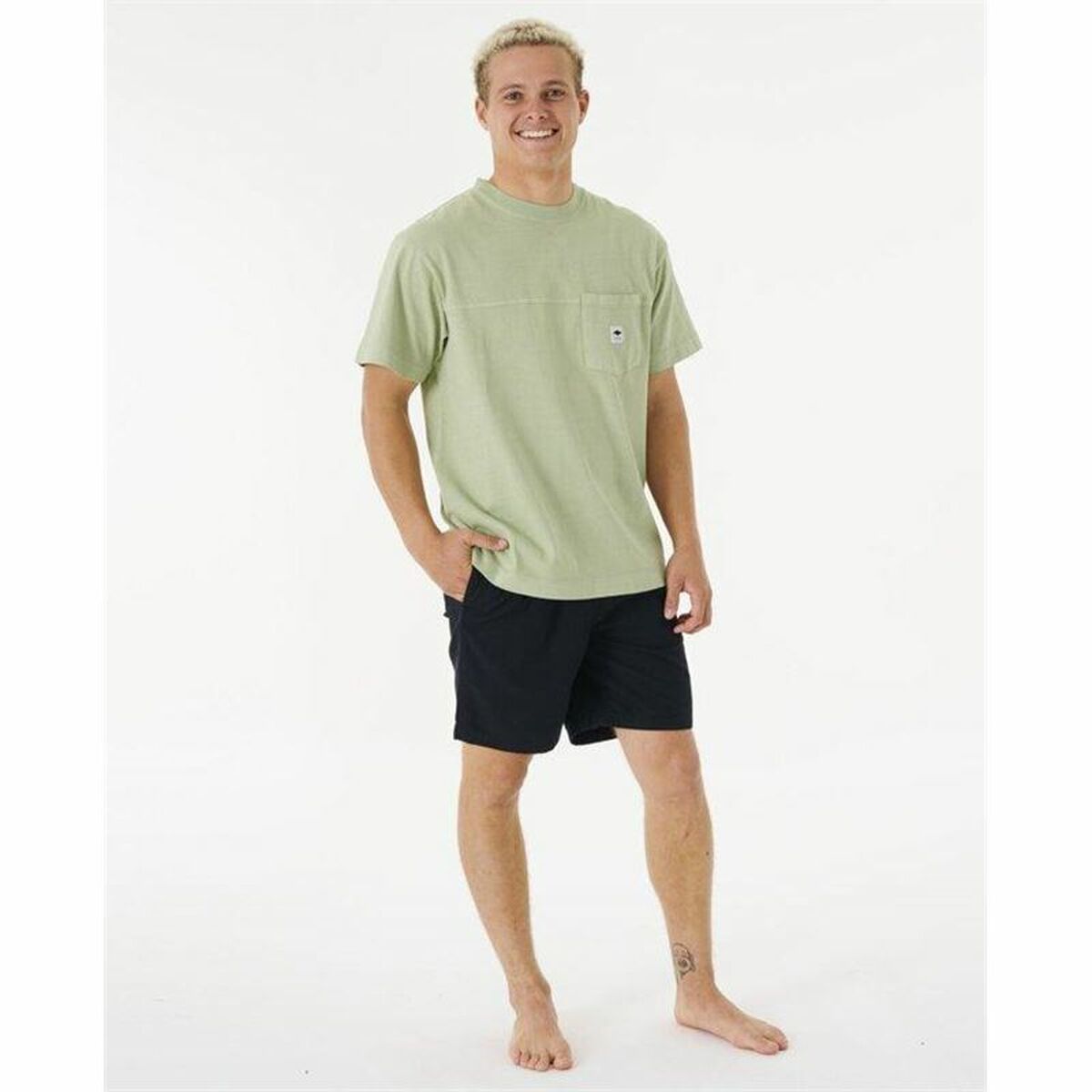 T-shirt Rip Curl Quality Surf Products Grön Män - 3
