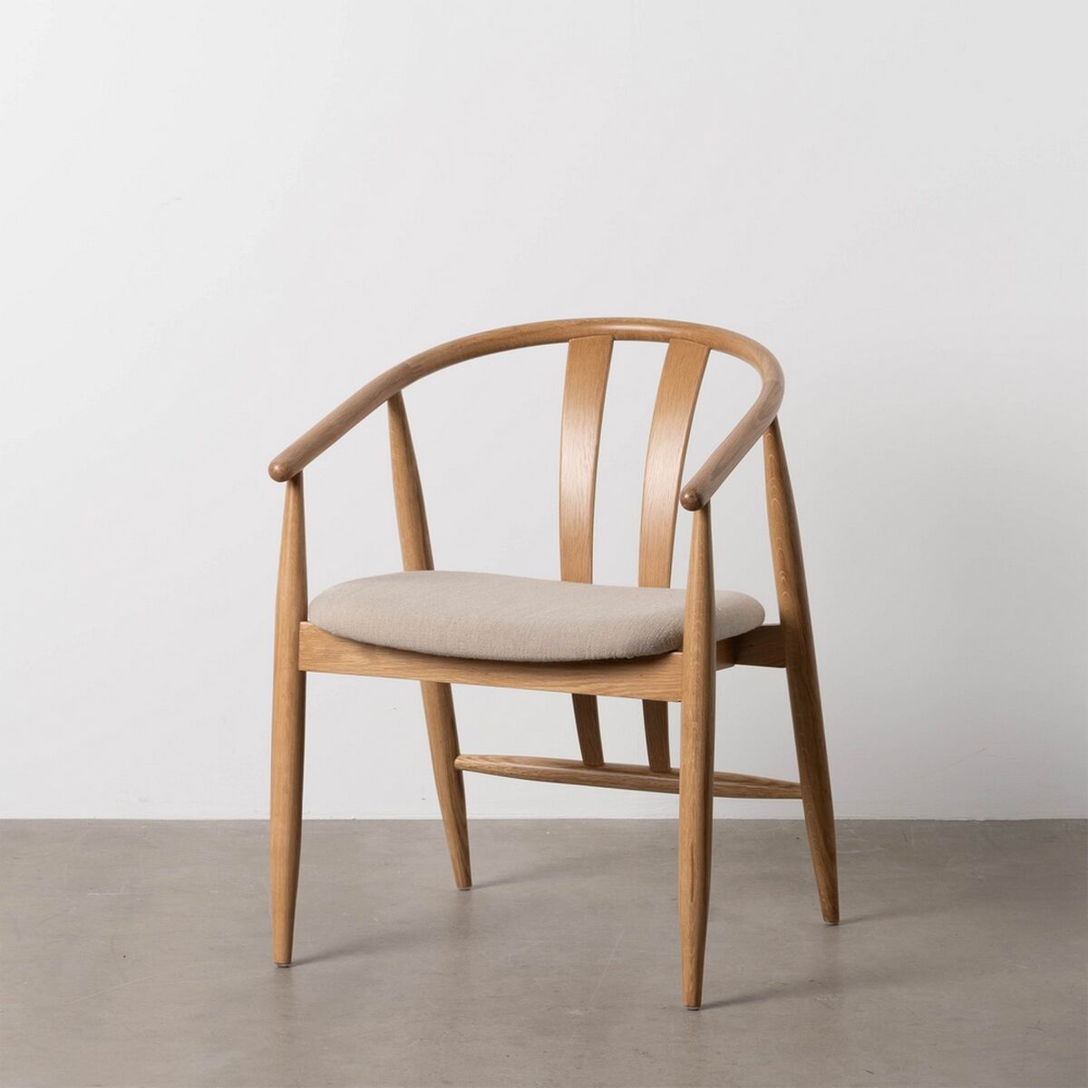 Matsalsstol Beige Naturell 56,5 x 57 x 76,5 cm - 2