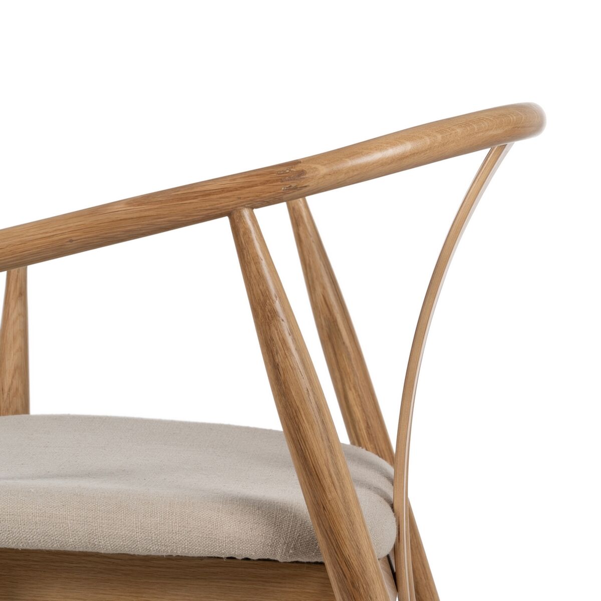 Matsalsstol Beige Naturell 56,5 x 57 x 76,5 cm - 6