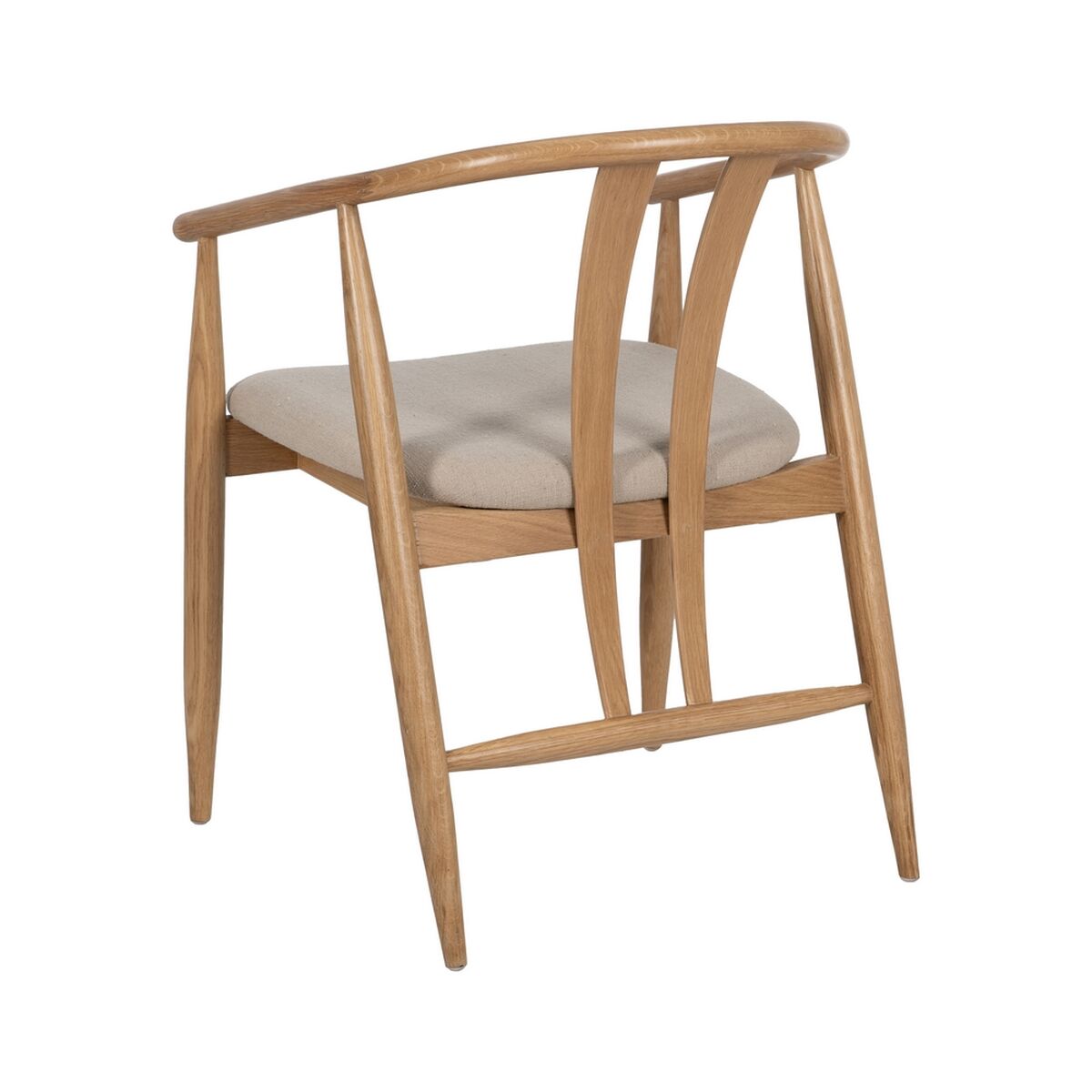 Matsalsstol Beige Naturell 56,5 x 57 x 76,5 cm - 4
