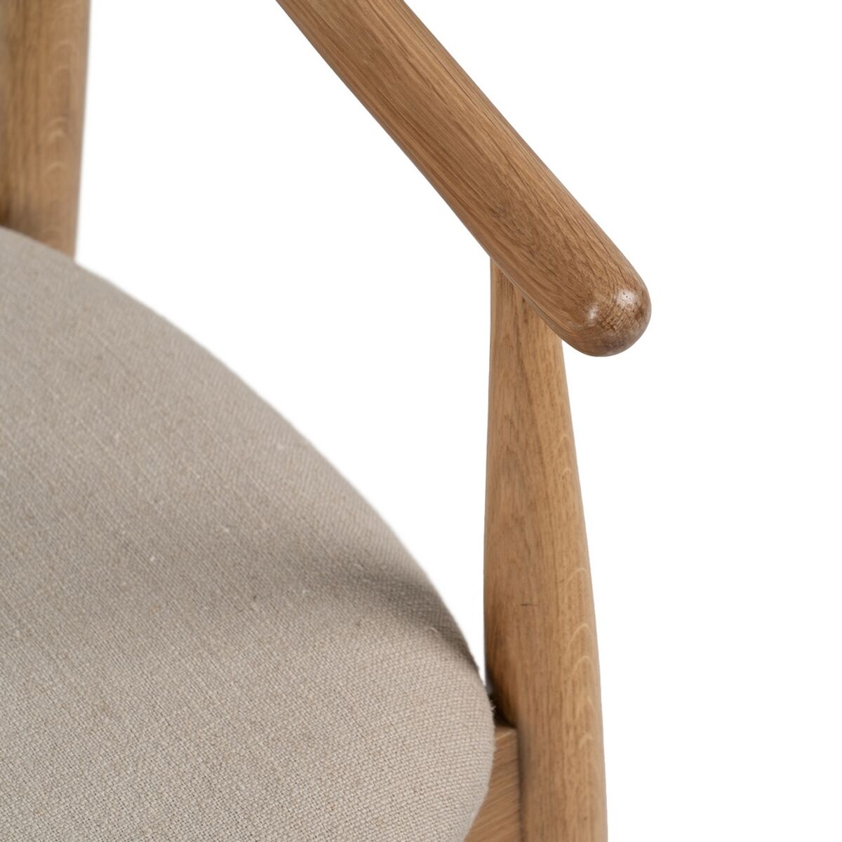 Matsalsstol Beige Naturell 56,5 x 57 x 76,5 cm - 8