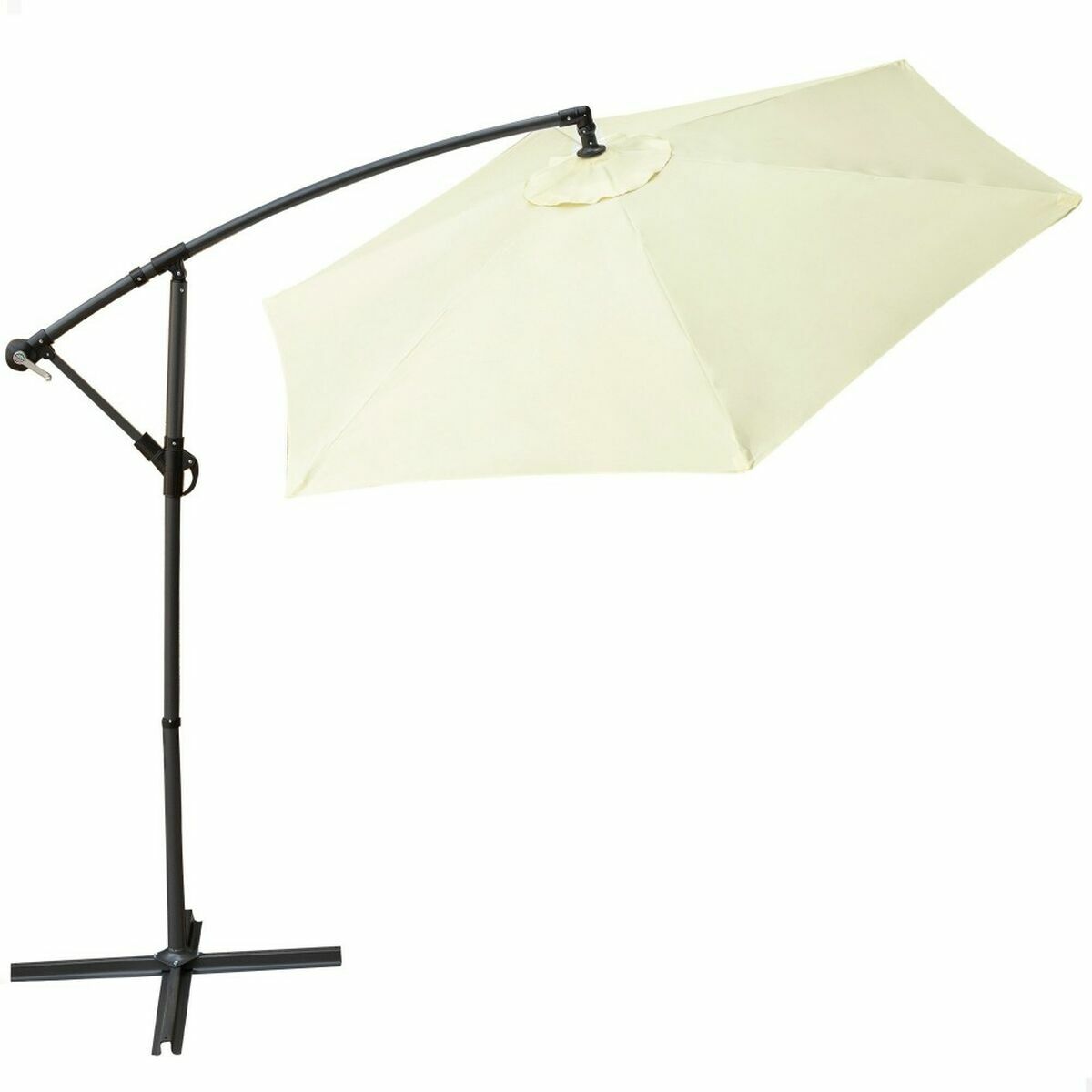 parasoll Aktive Kräm 300 cm 4,2 cm Aluminium