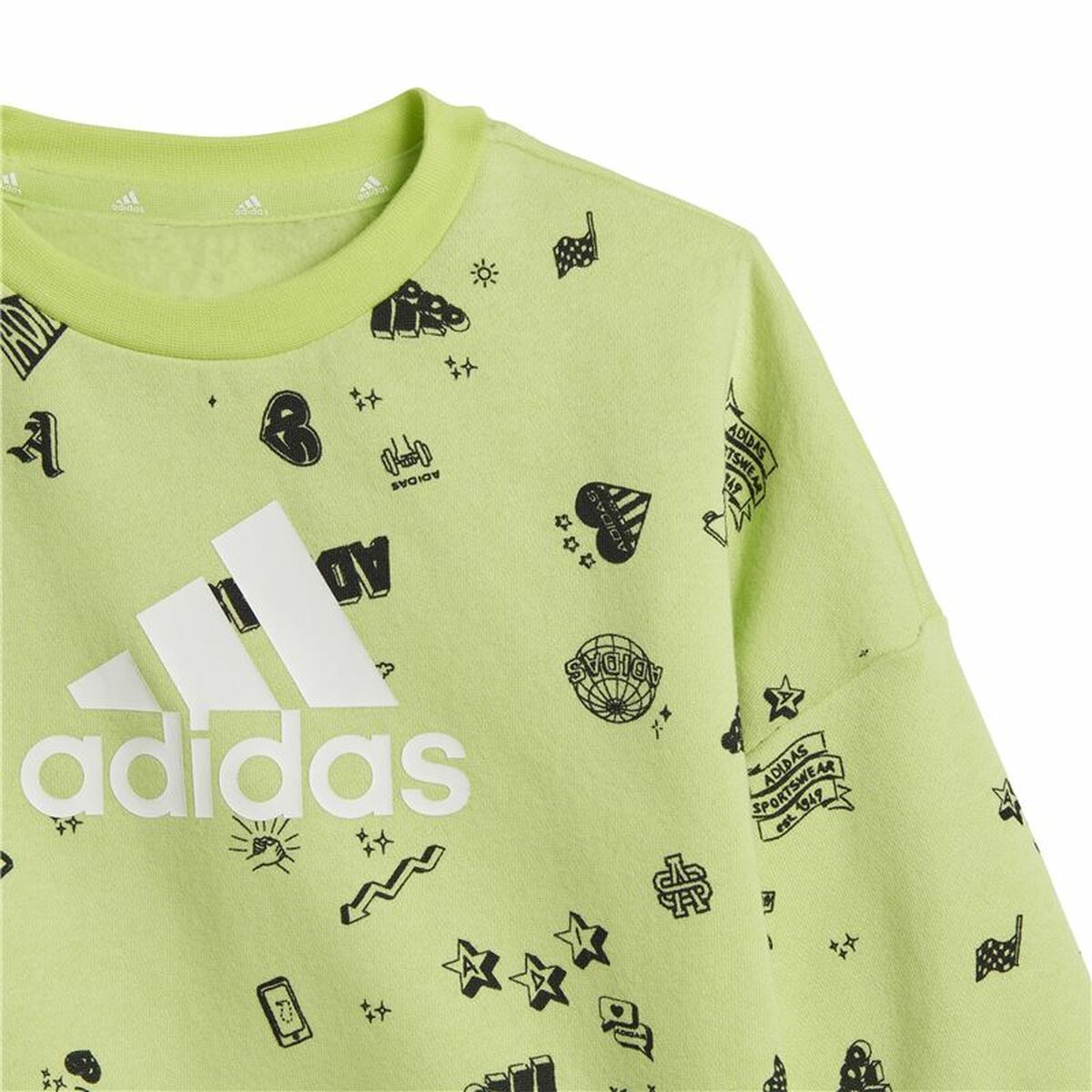 Träningsoverall, Barn Adidas I Bluv Q3 Cset Grön