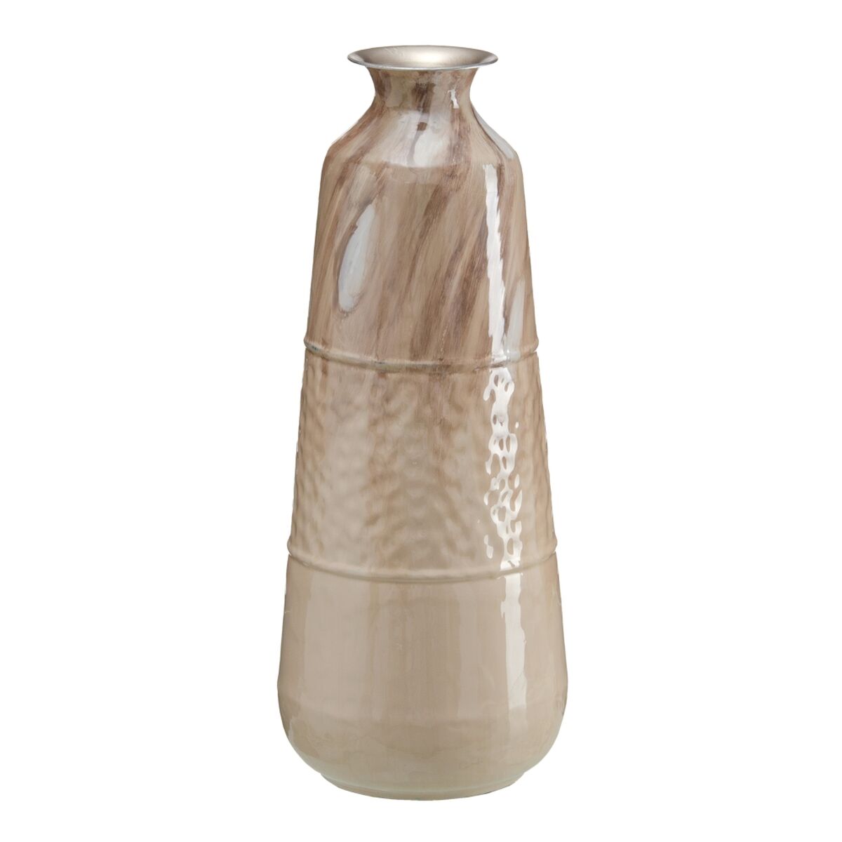 Vas Beige Järn 28 x 28 x 68 cm