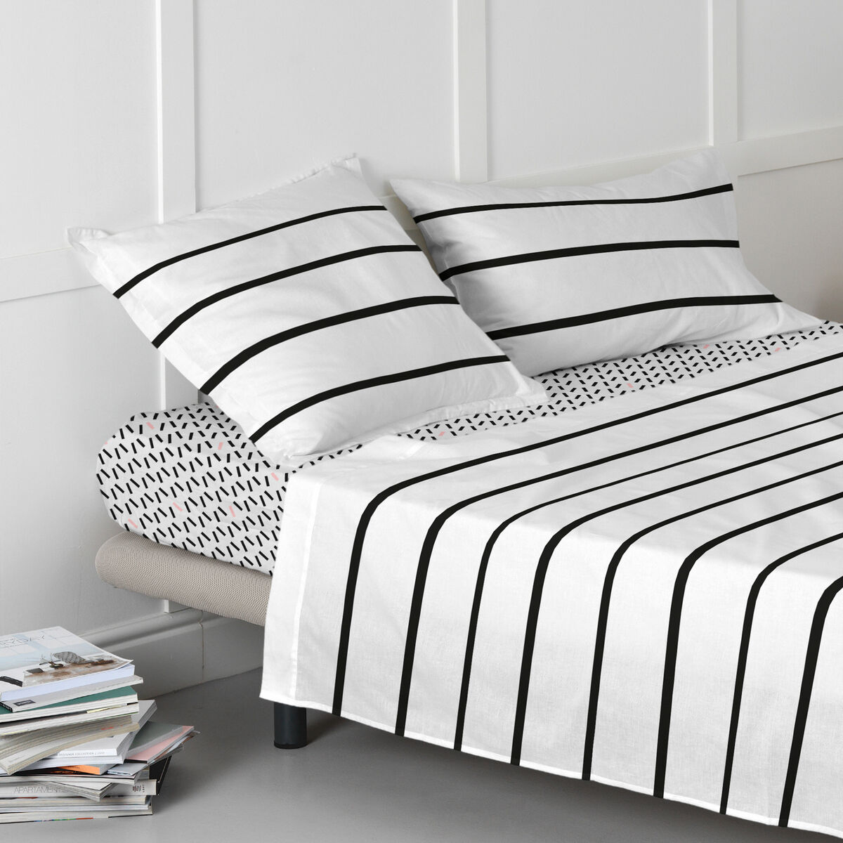 Underlakan HappyFriday BLANC Multicolour 160 x 200 x 32 cm - 3