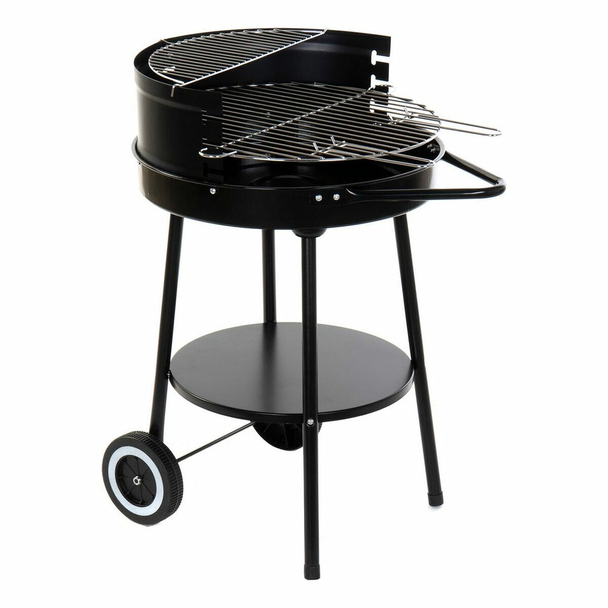 Kolgrill med hjul DKD Home Decor Svart (Renoverade B)