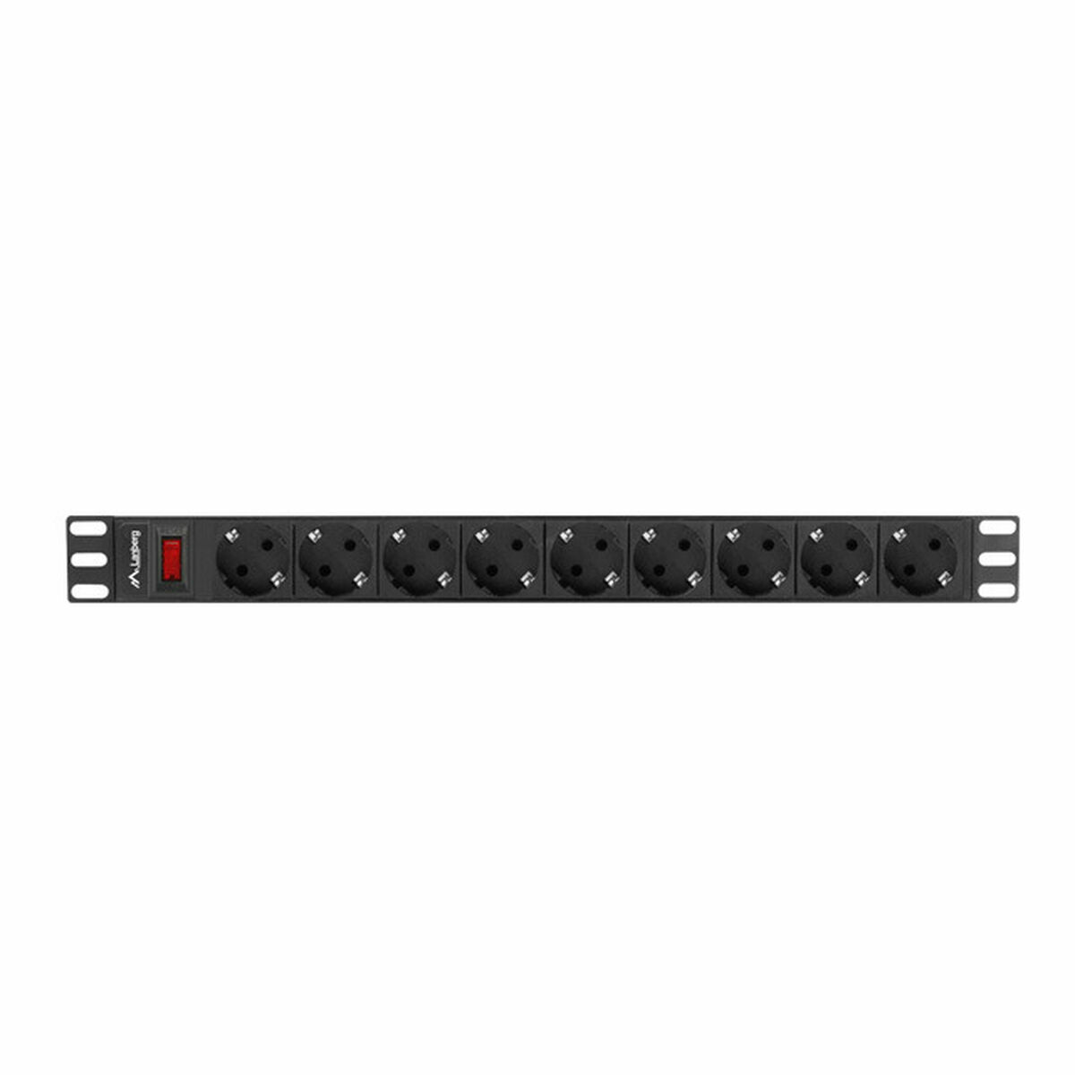 Förgreningslist 9 Tomas med Brytare Lanberg PDU-09F-0300-BK (3 m) - 2