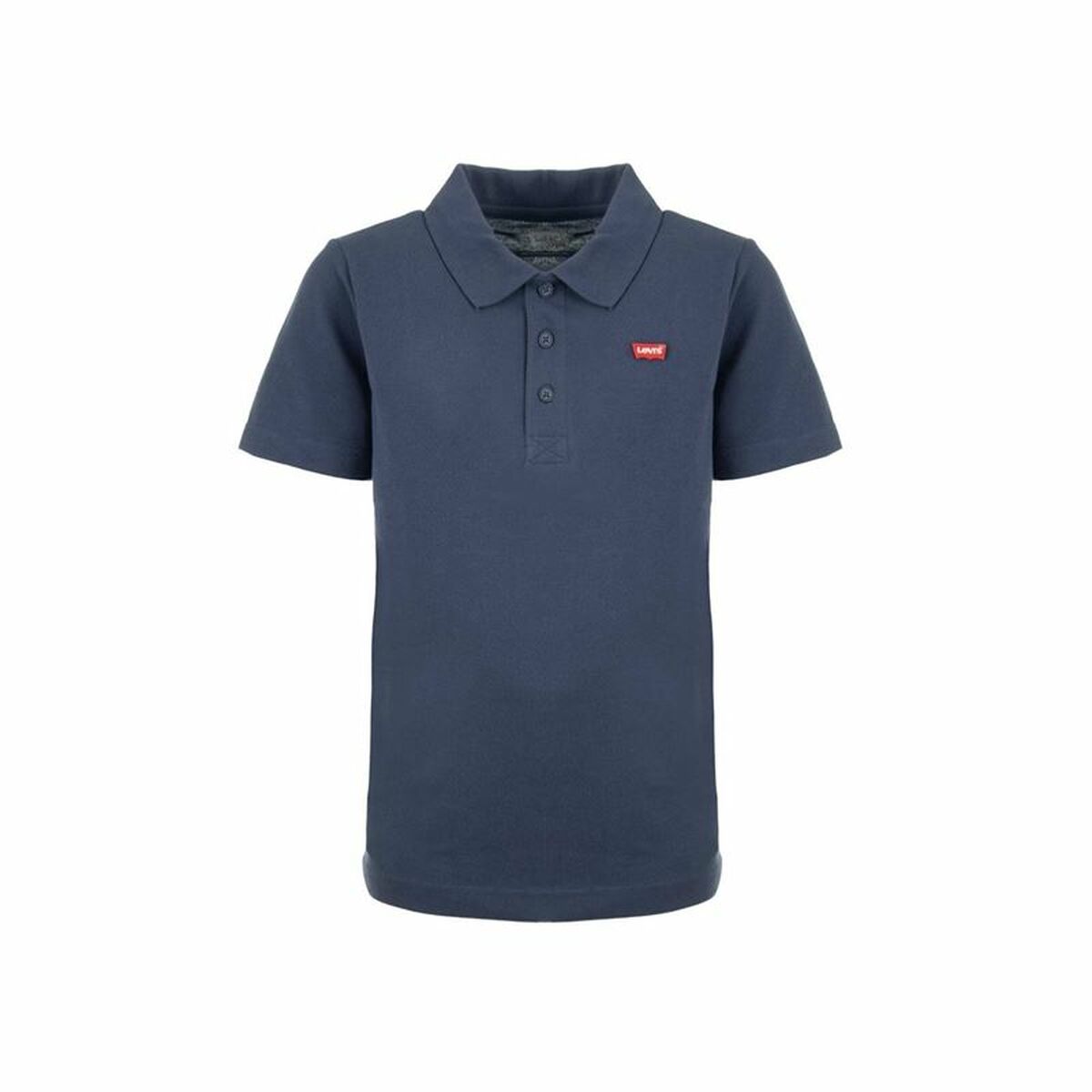 Polotröja kortärmad Barn Levi's Lvb Back Neck Tape Blå