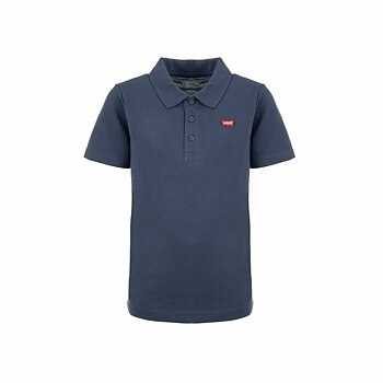 Polotröja kortärmad Barn Levi's Lvb Back Neck Tape Blå