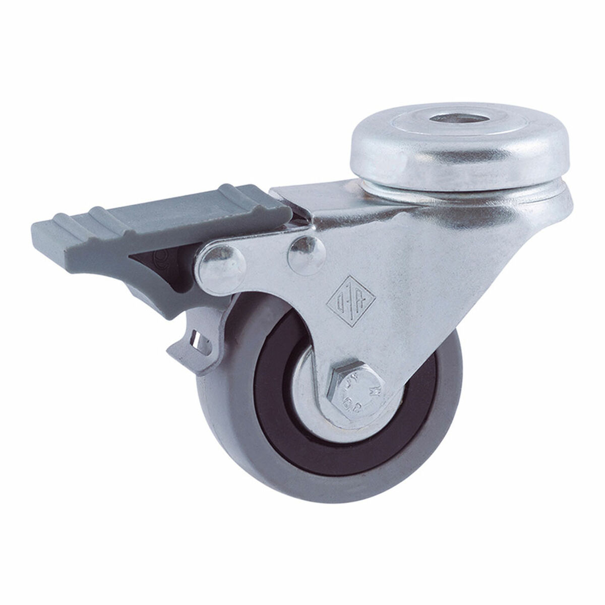 Rueda Afo CR39489 Fästanordning Med bromsar Ø 50 mm Latexgummi