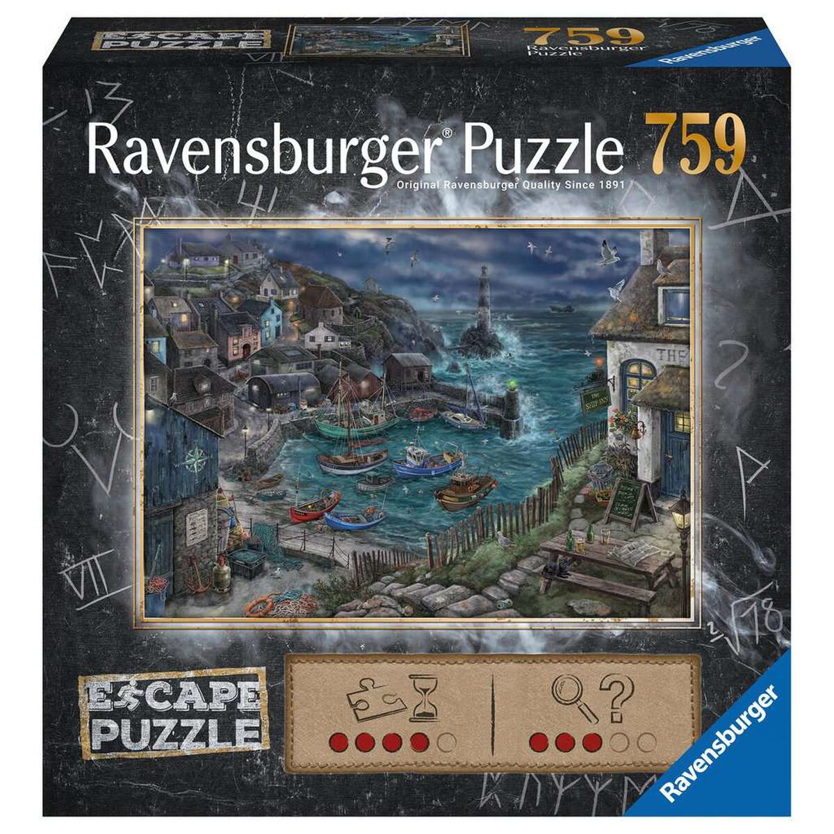 Pussel Ravensburger 17528 Escape - Treacherous Harbor 759 Delar - 3
