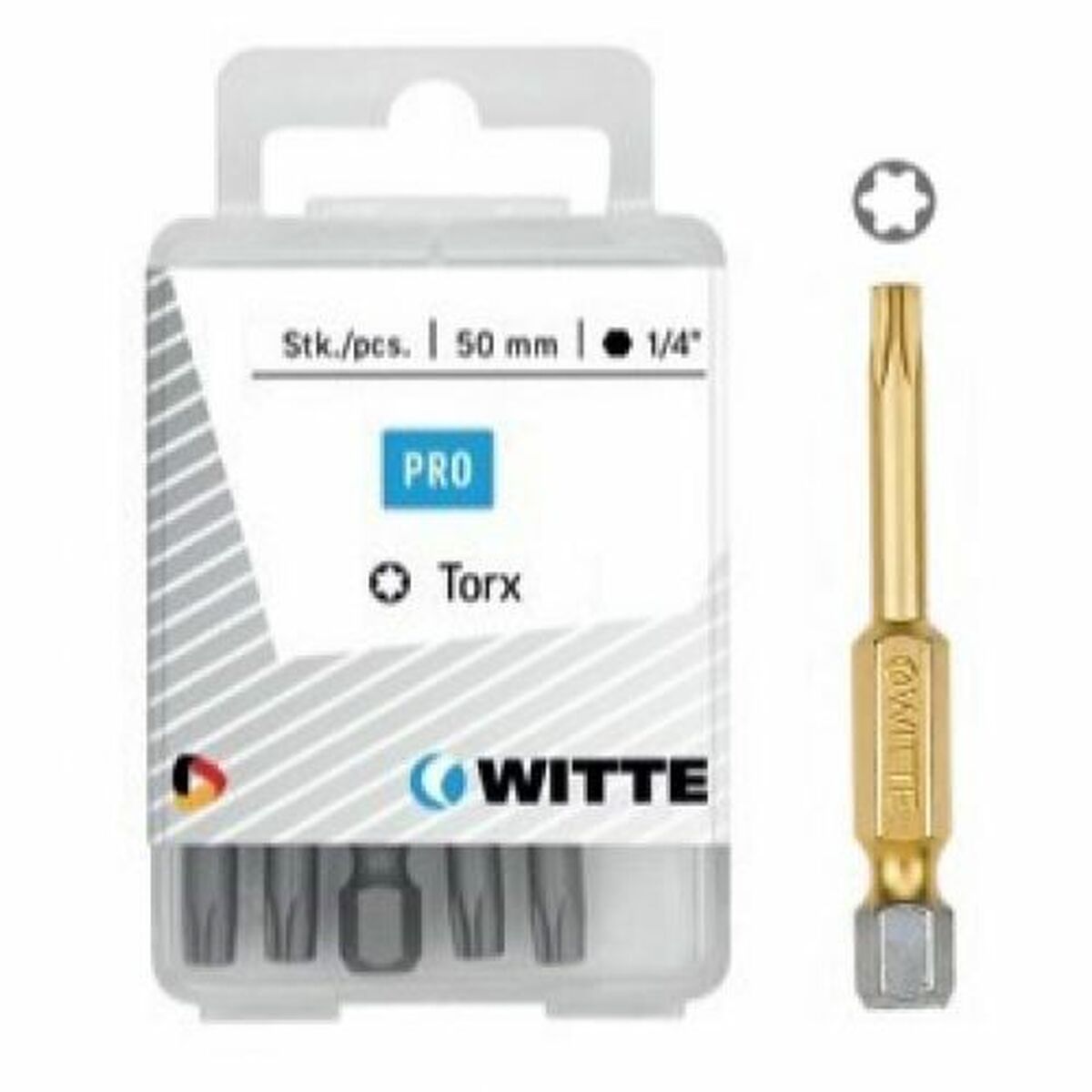 Bitssats WITTE TX Torx 5 antal