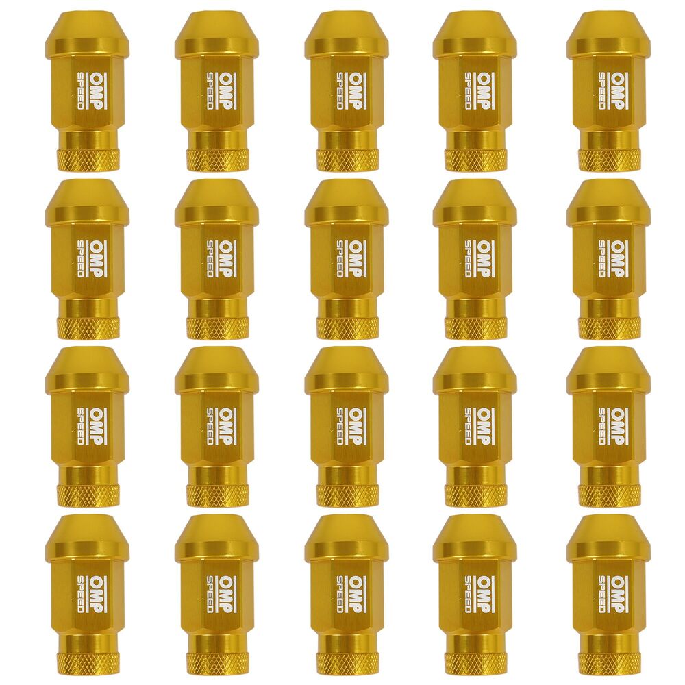 Set Skruv OMP Guld 40 mm 20 uds M12 x 1,50 - 2