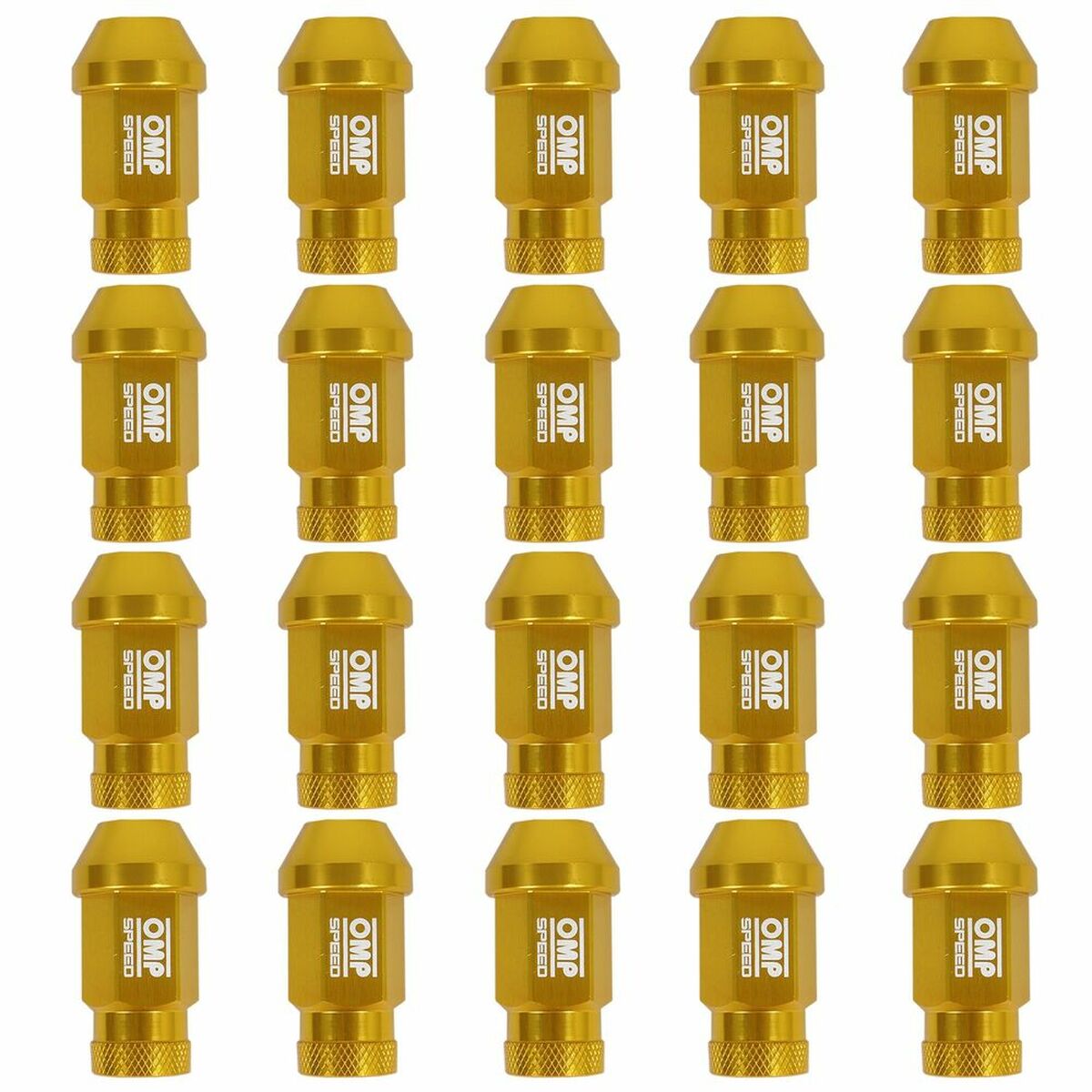 Set Skruv OMP Guld 40 mm 20 uds M12 x 1,50 - 5