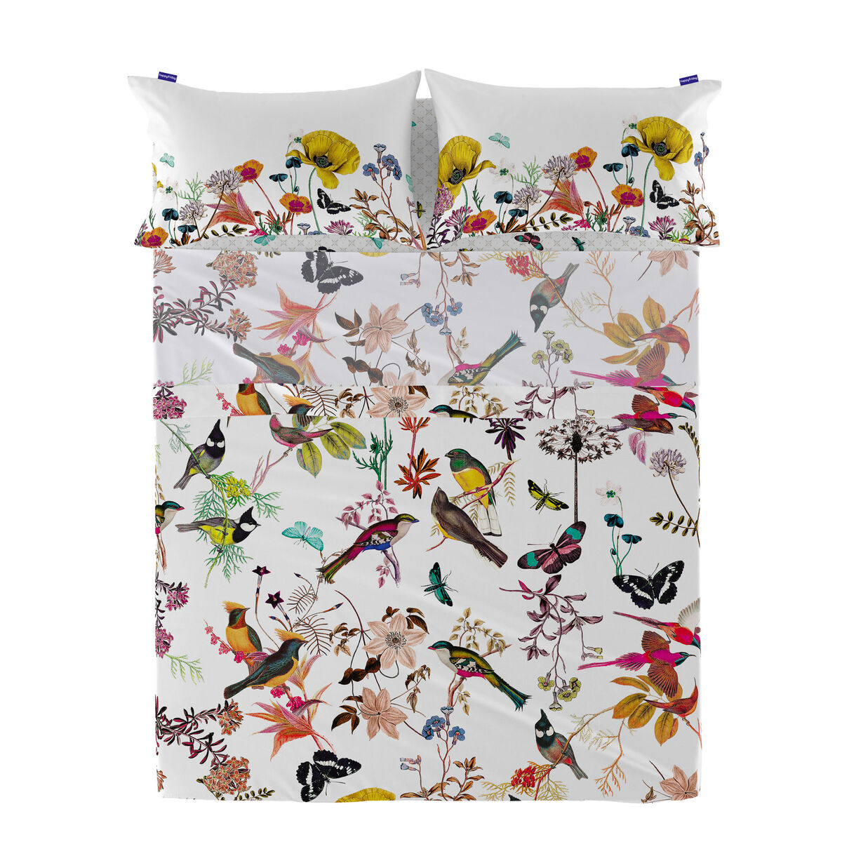 Överlakan HappyFriday Birds of paradise Multicolour 180 x 270 cm - 6