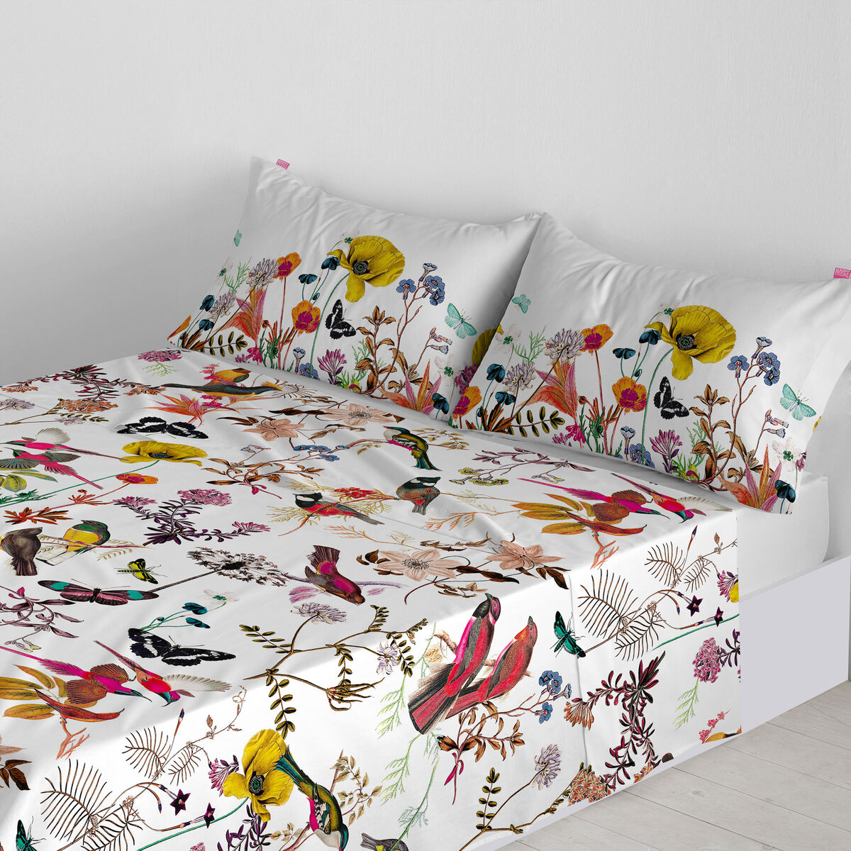 Överlakan HappyFriday Birds of paradise Multicolour 180 x 270 cm - 2