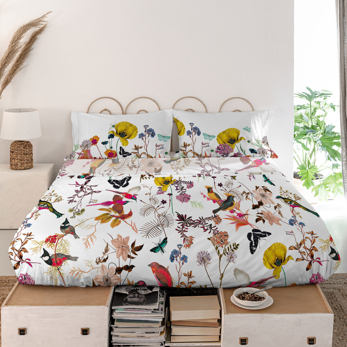Överlakan HappyFriday Birds of paradise Multicolour 180 x 270 cm - 4