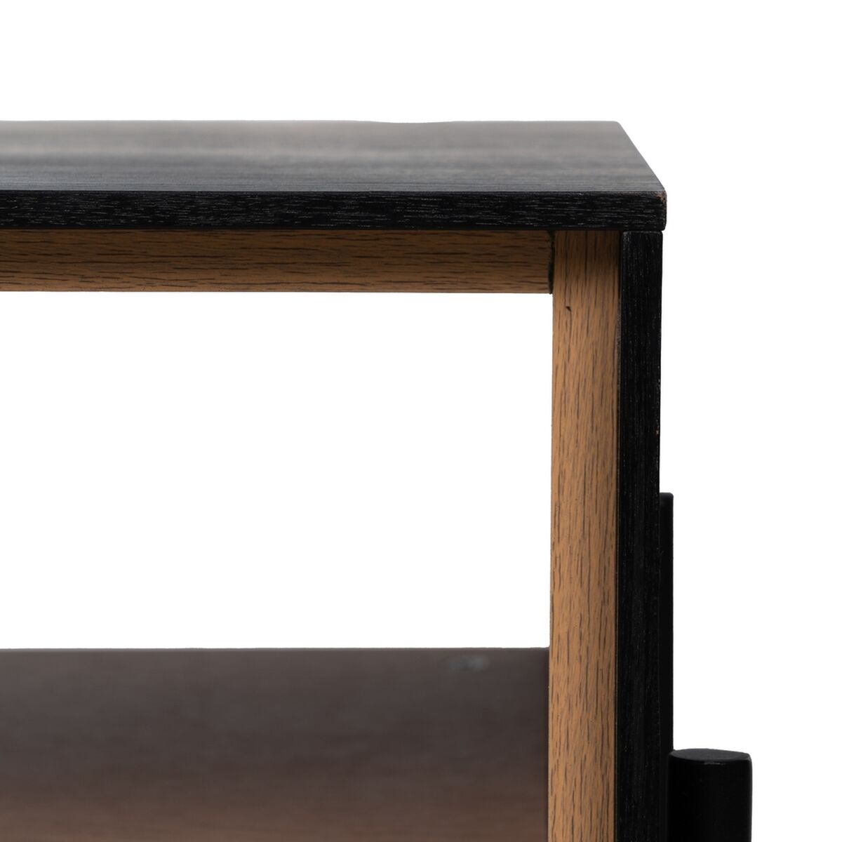 Soffbord ORLEANS Svart Naturell Järn Trä MDF 124 x 60 x 43,5 cm - 8