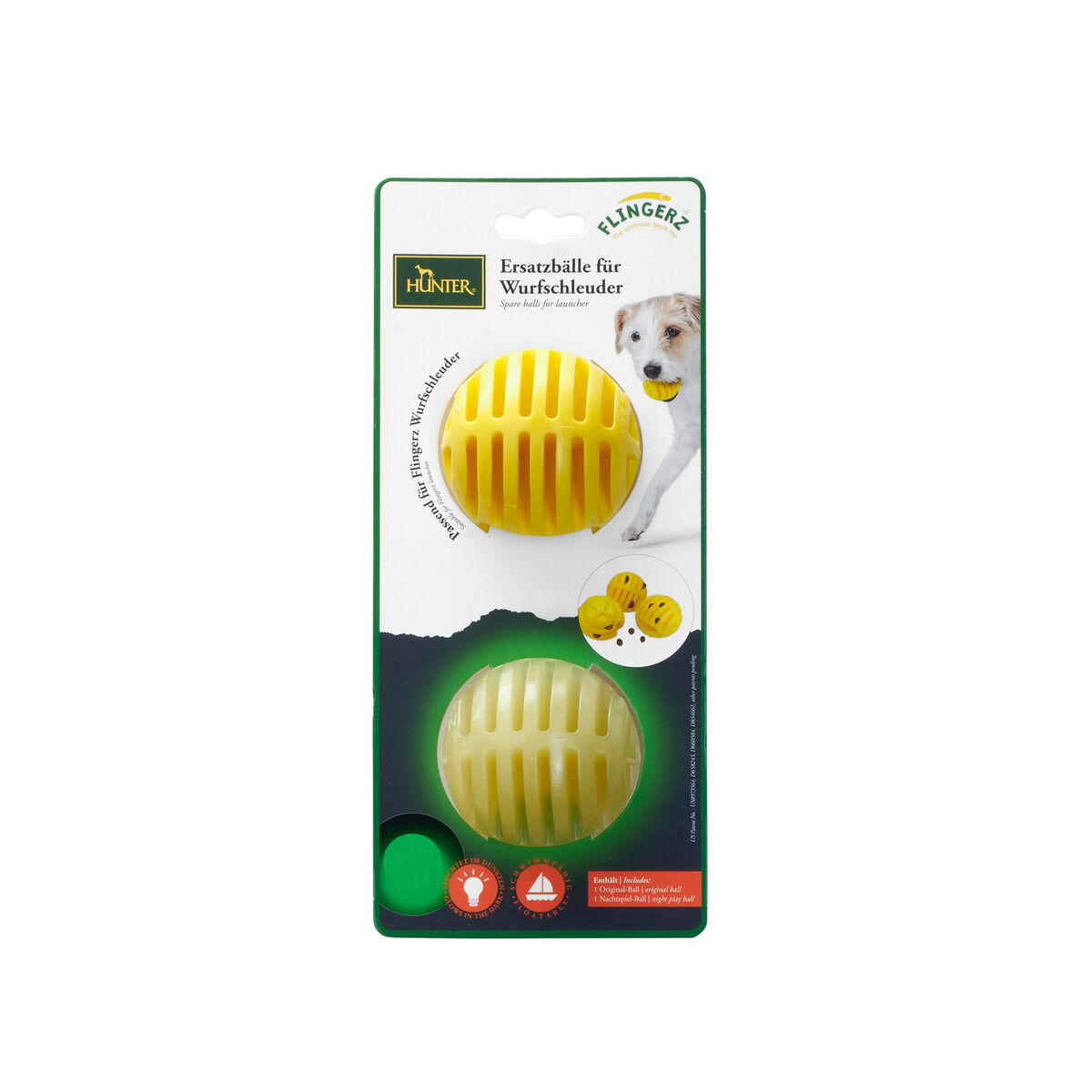 Hundleksak Hunter Gul Gummi - 2