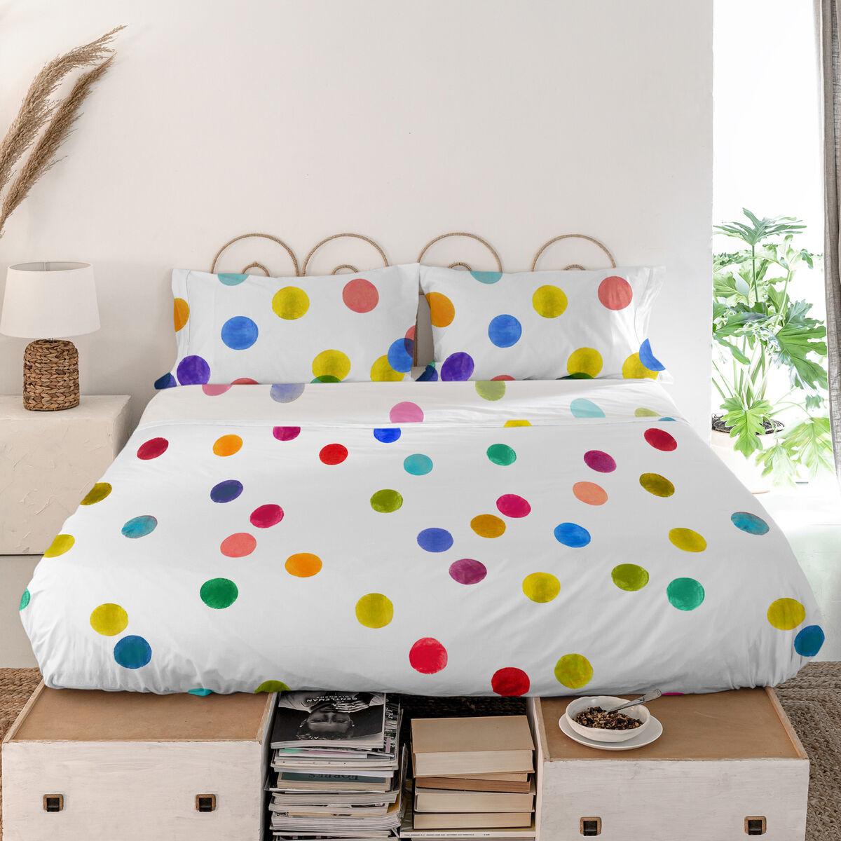 Överlakan HappyFriday Confetti Multicolour 180 x 270 cm (Konfetti) - 5