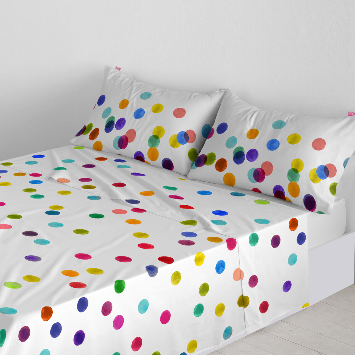 Överlakan HappyFriday Confetti Multicolour 180 x 270 cm (Konfetti) - 3