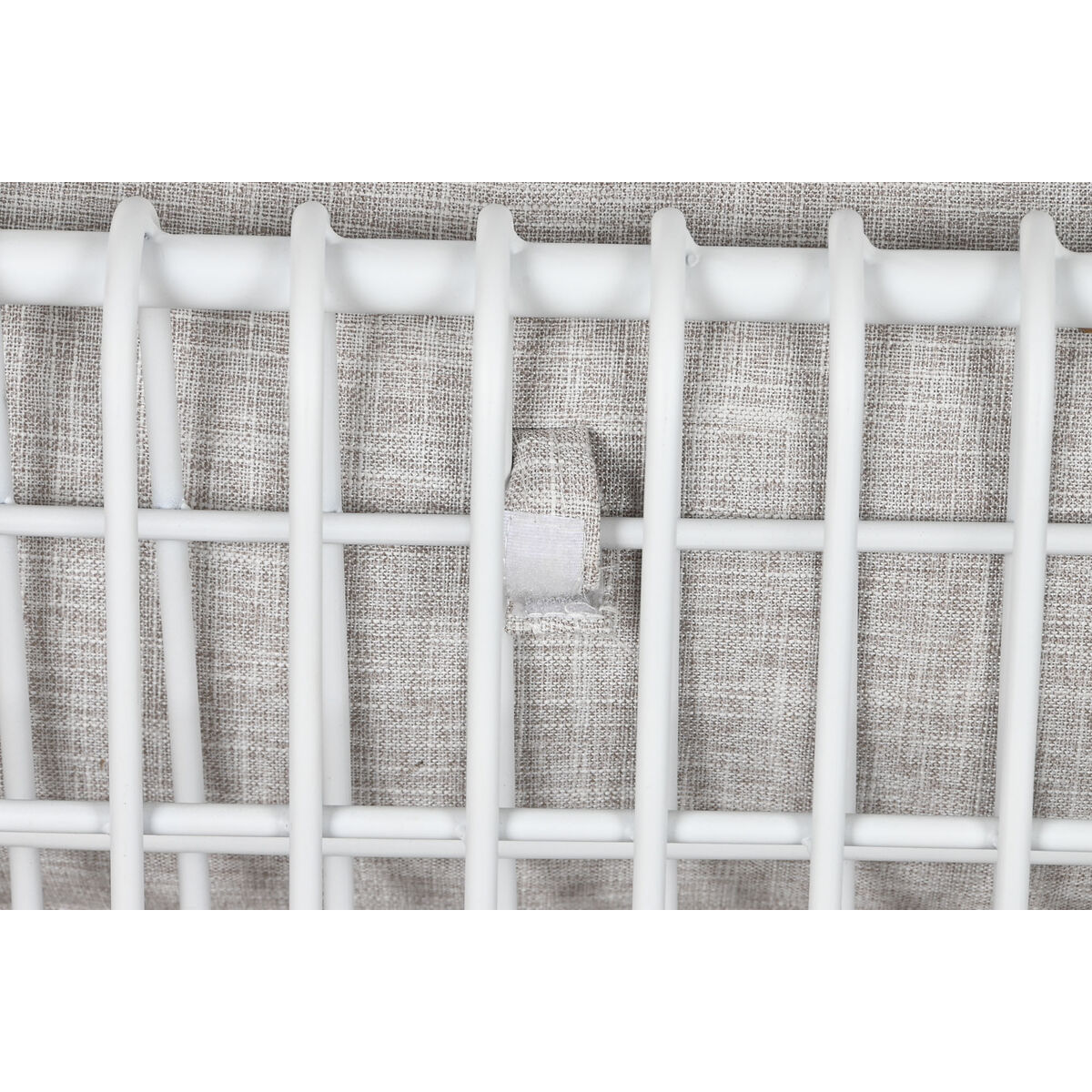 Soffa Home ESPRIT Vit Beige Metall 180 x 66 x 66 cm - 5